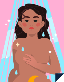 Image imagen de mujer en la ducha